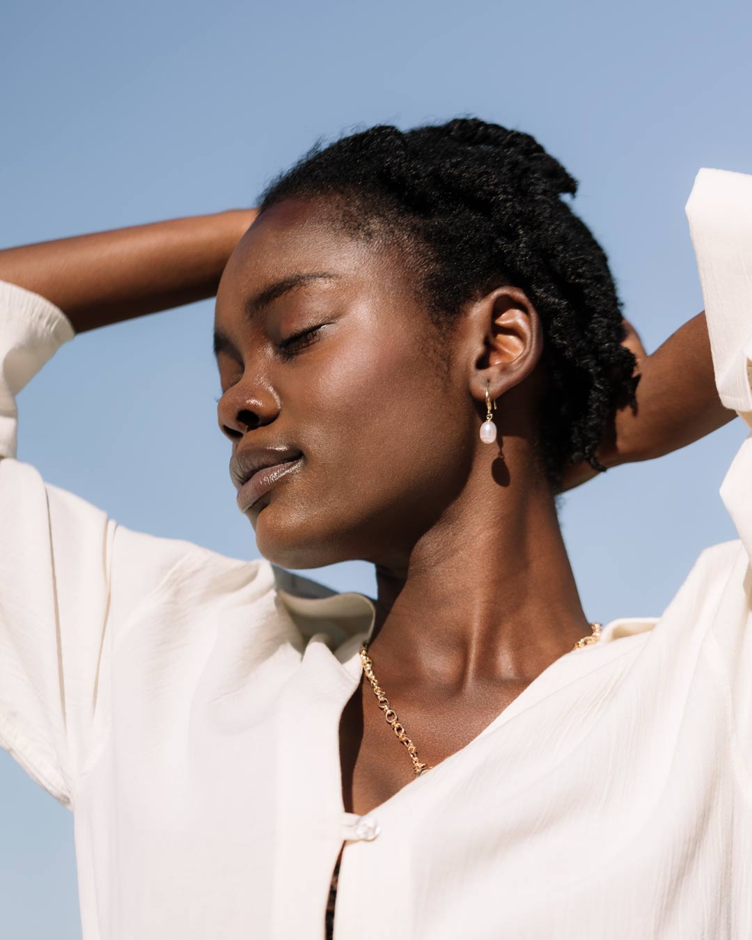 Genuine Freshwater Pearl Drop Earrings