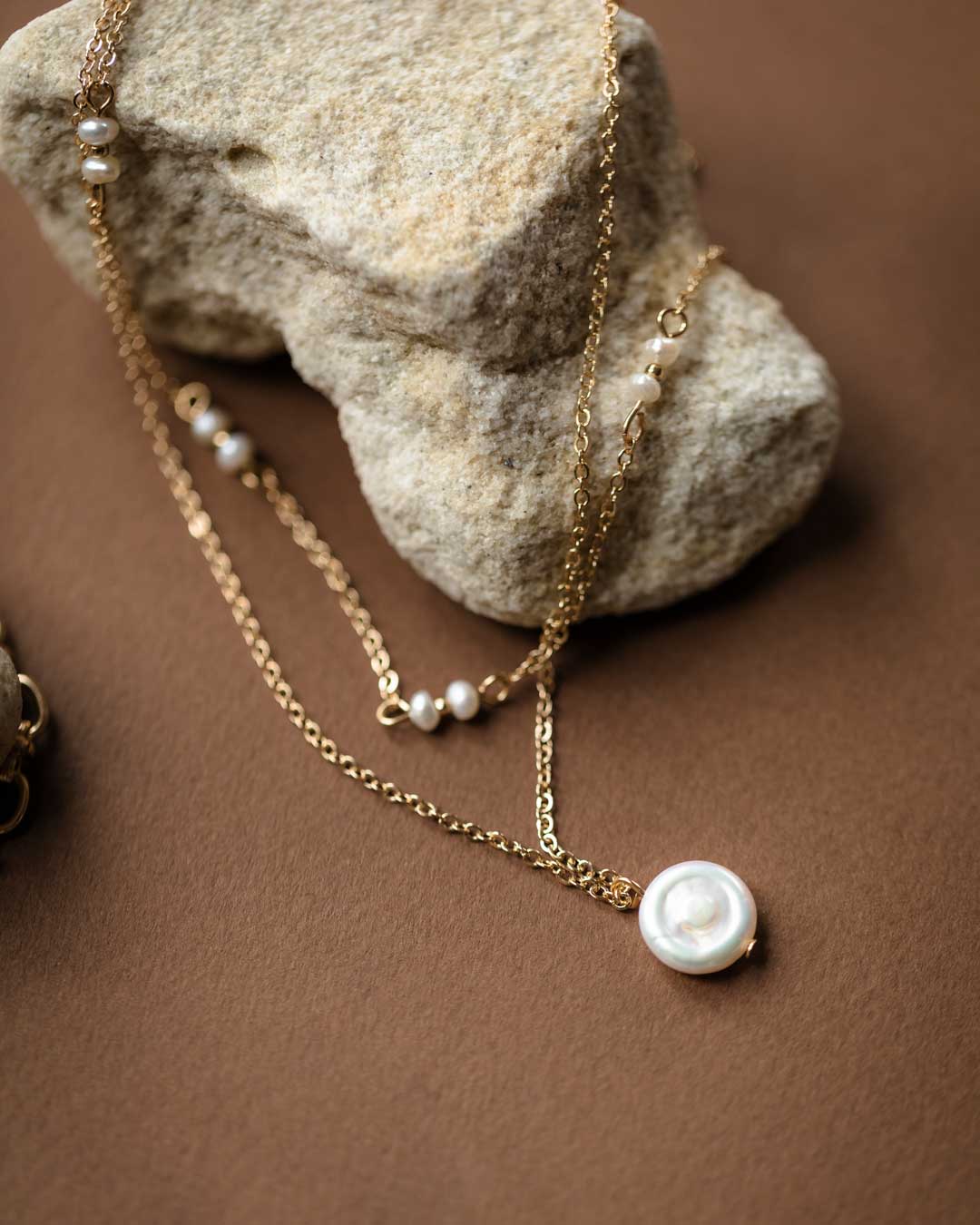 Genuine Freshwater Pearl Multi Strand Necklace