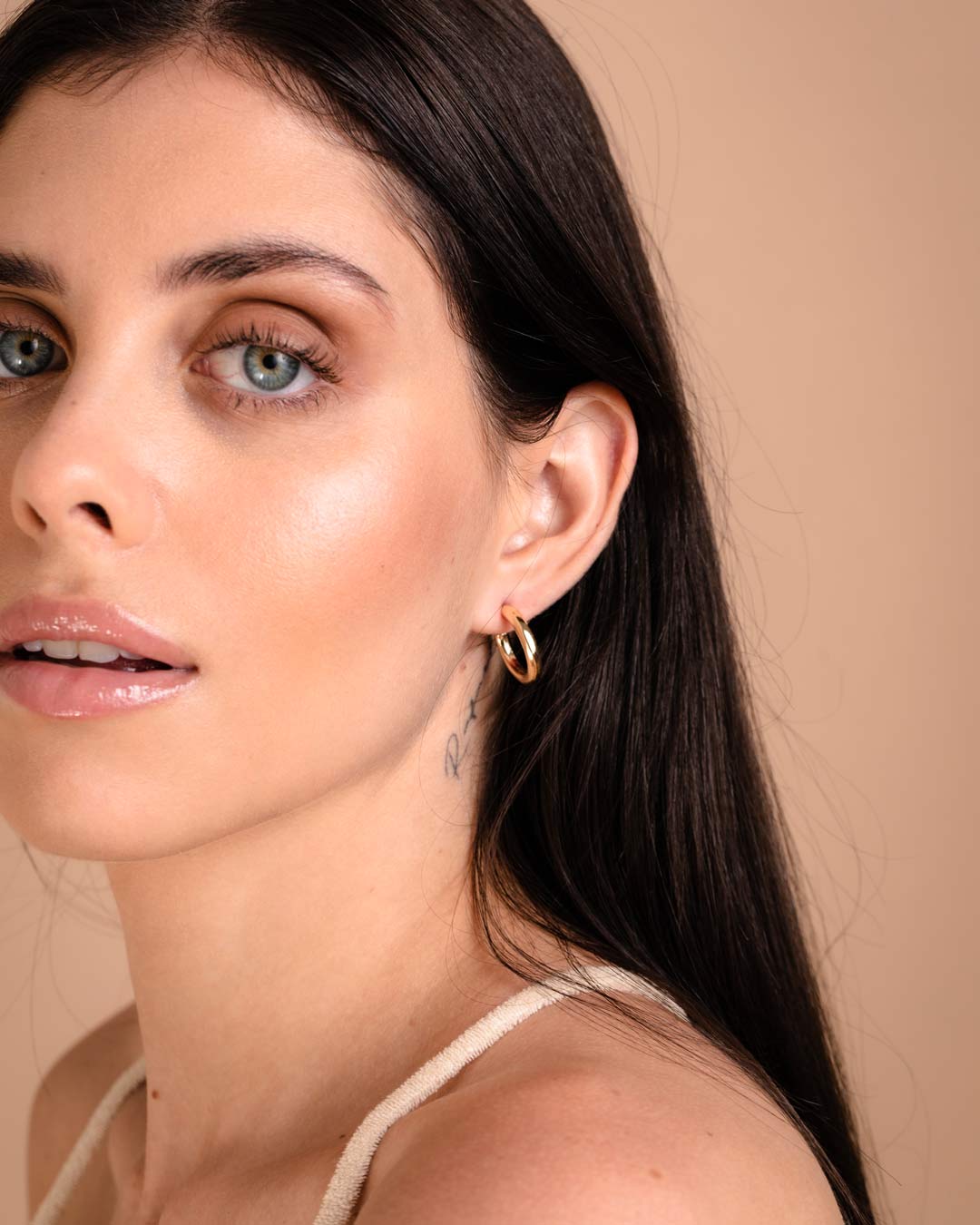 Gold Classic Hoop Earrings