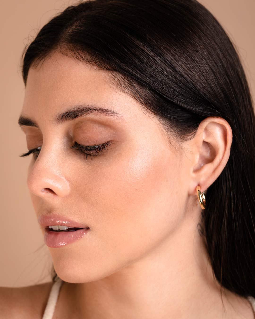 Gold Classic Hoop Earrings