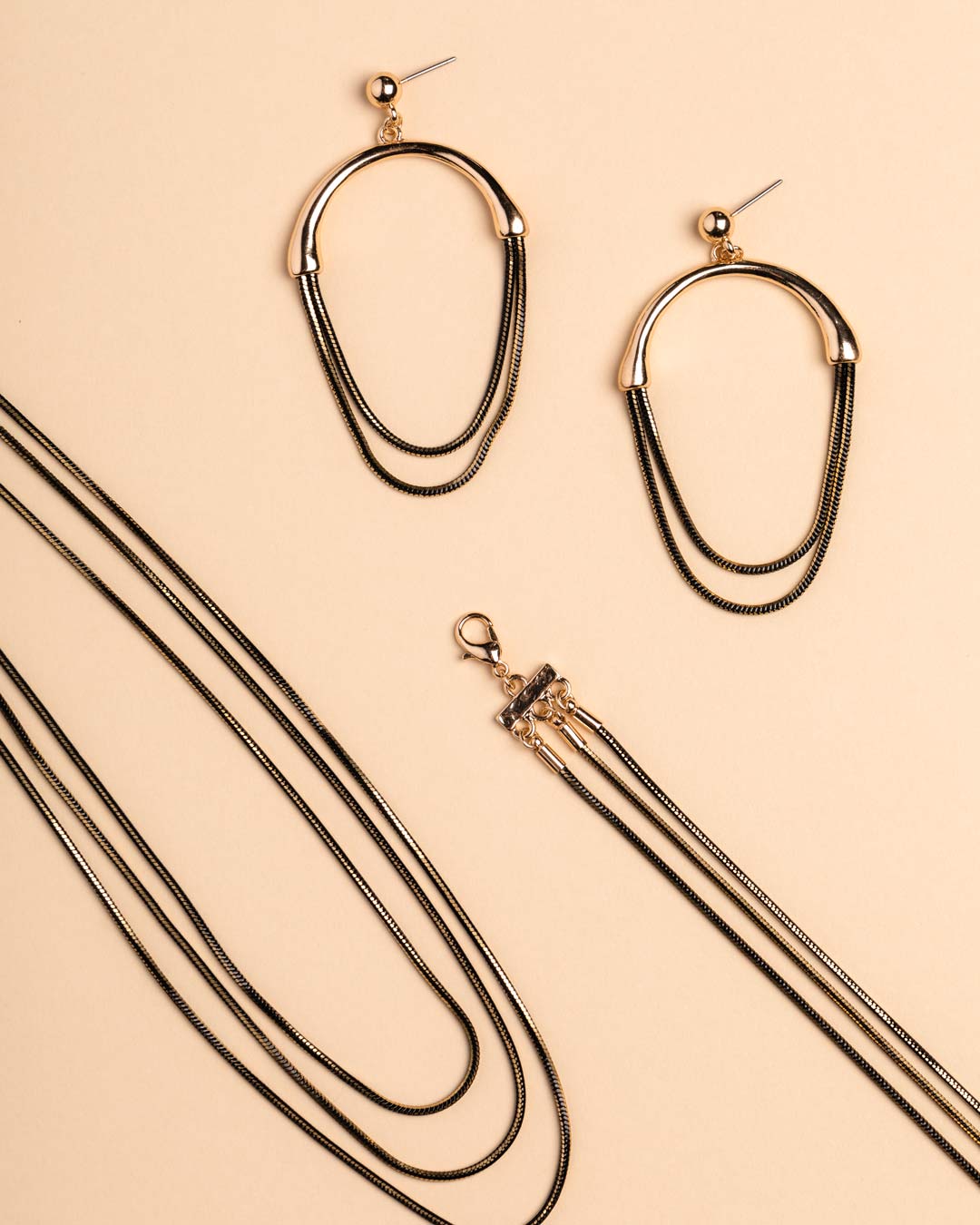 Shadow Multi Chain Necklace
