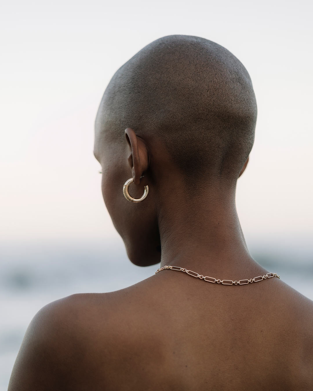 Gold Bold Link Necklace