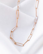 18ct Gold Vermeil Textured Fine Link Chain Necklace	Necklace	Jewellery	Naledi	925