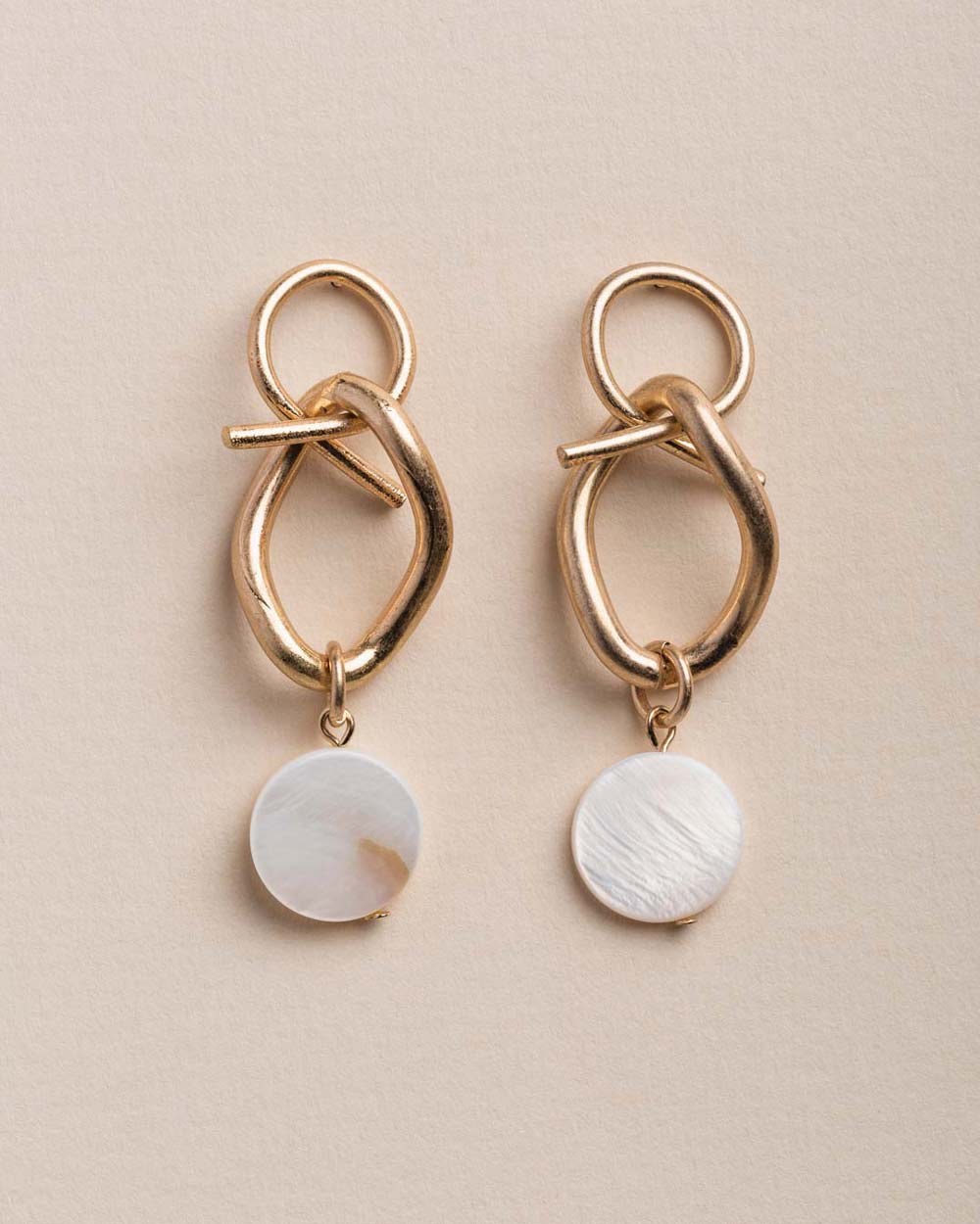 Interwine Shell Drop Earring - Naledi Jewellery
