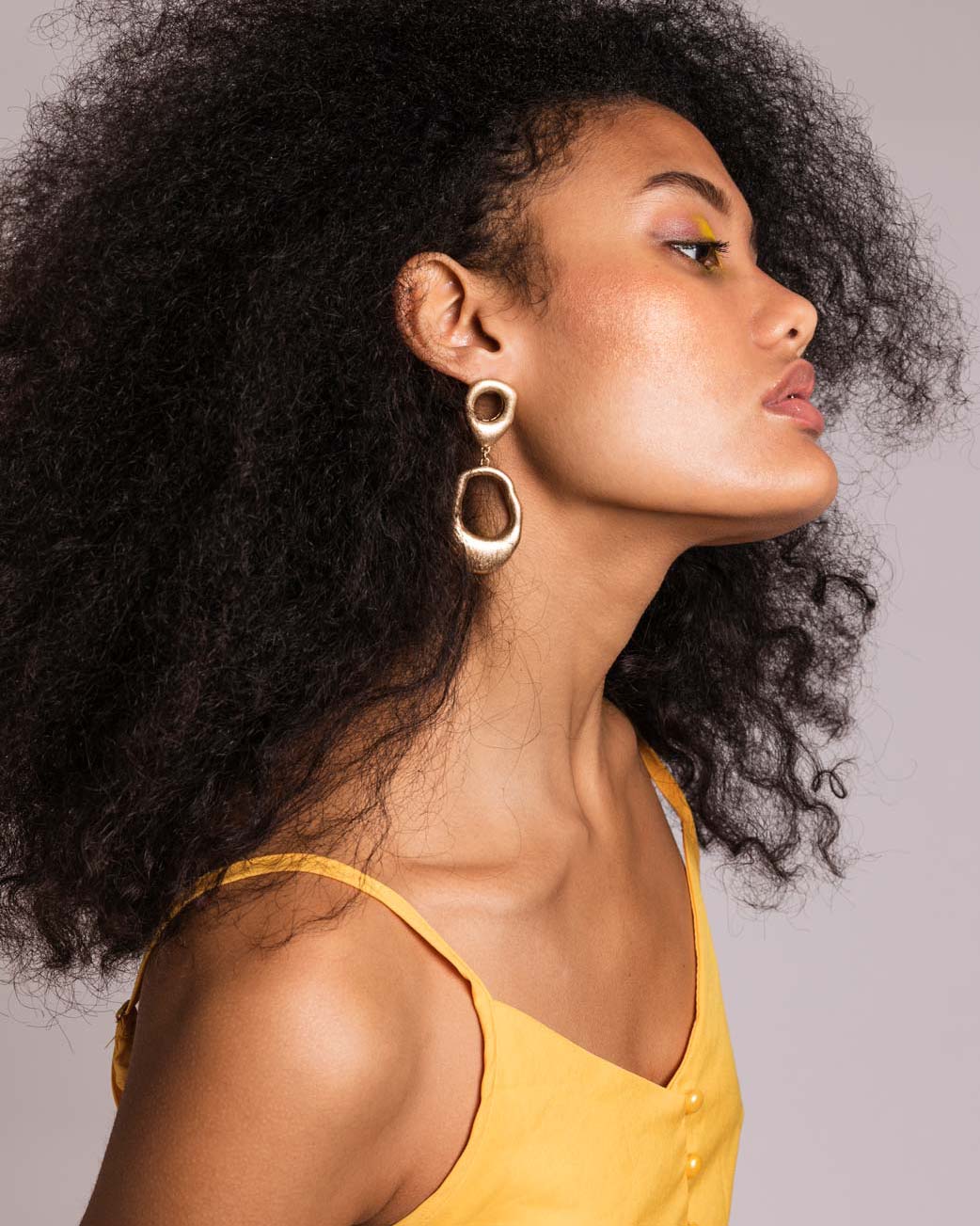 Statement Worn Drop Earring - Naledi Jewellery