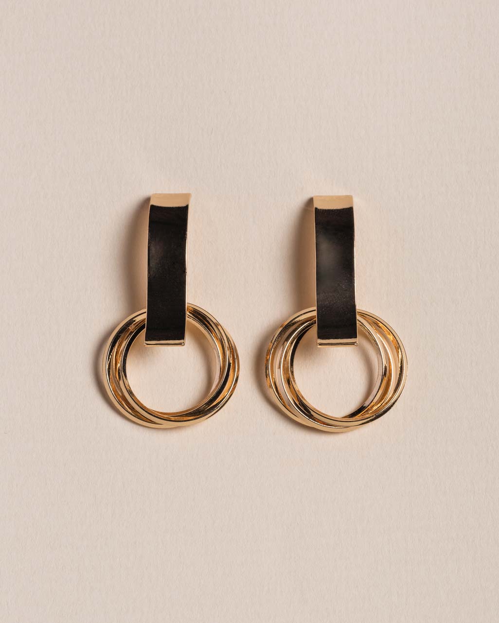 Rings Statement Drop Earring - Naledi Jewellery