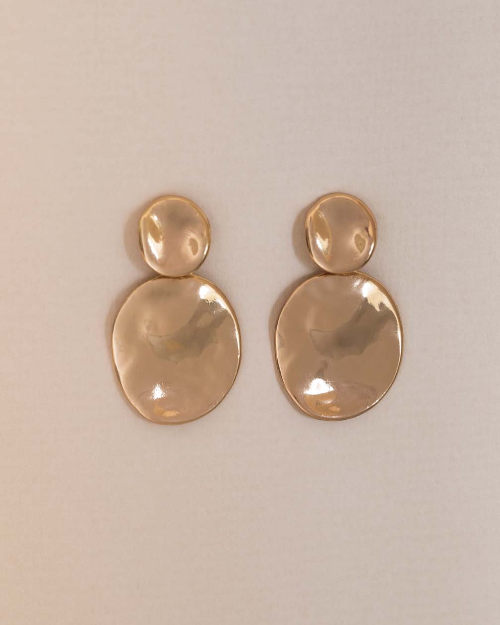 Hammered Drop Earring - Naledi Jewellery
