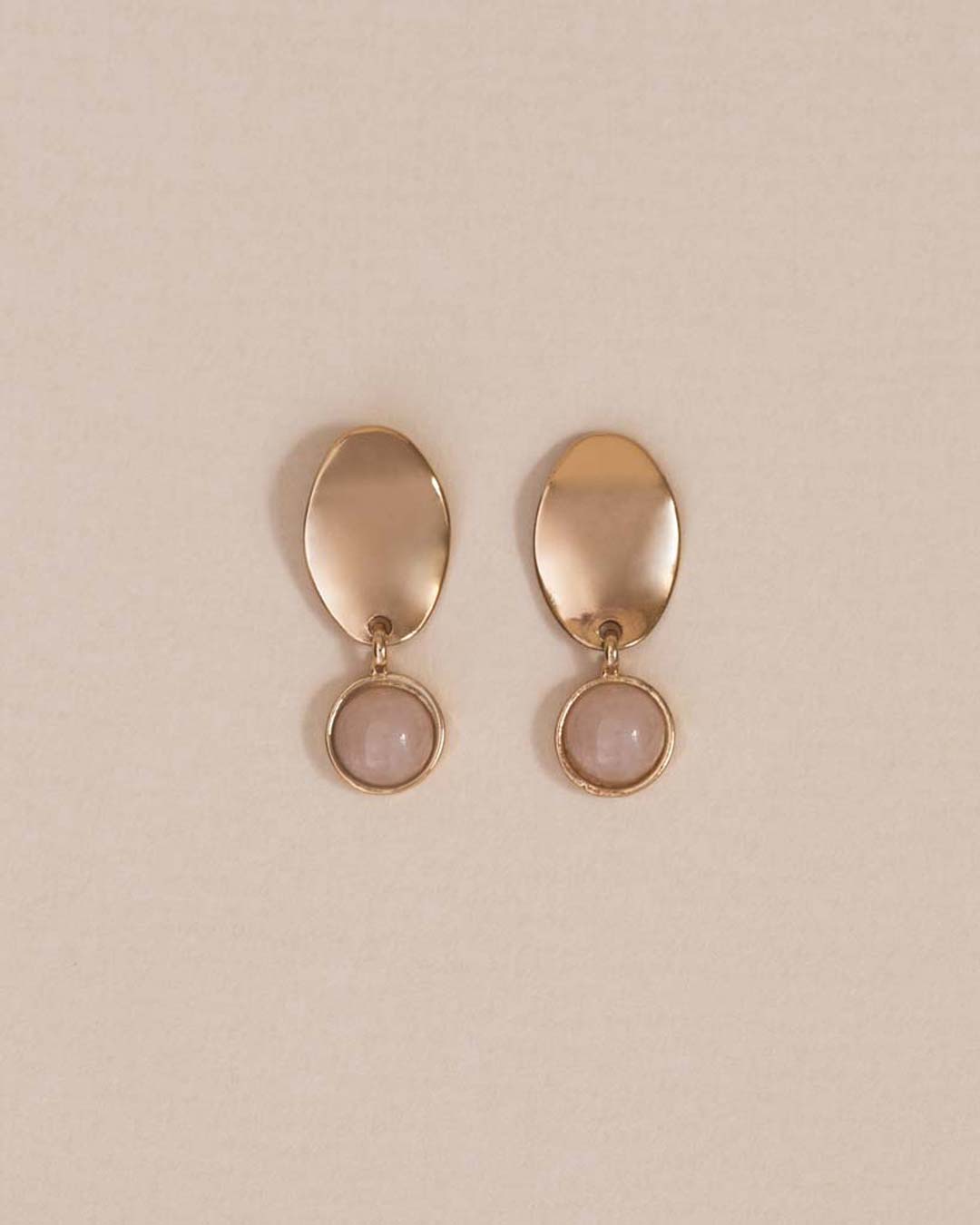 Natural Stone Mini Drop Earring - Naledi Jewellery