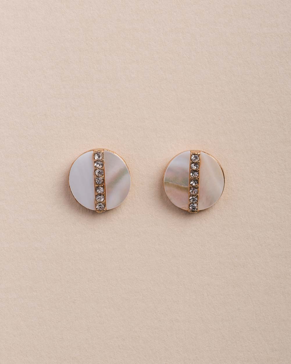 Shell Stone Stud Earring - Naledi Jewellery