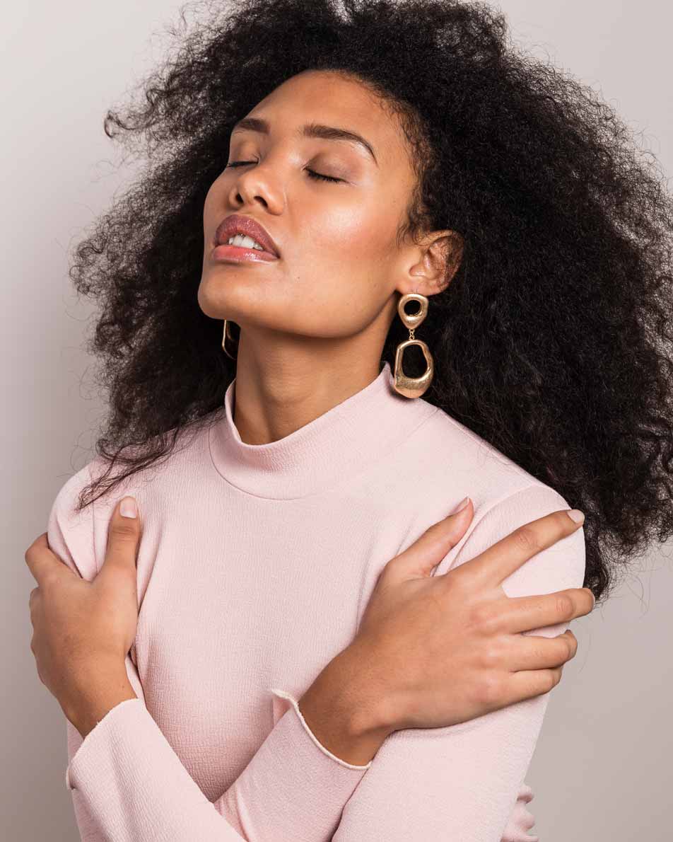 Statement Worn Drop Earring - Naledi Jewellery