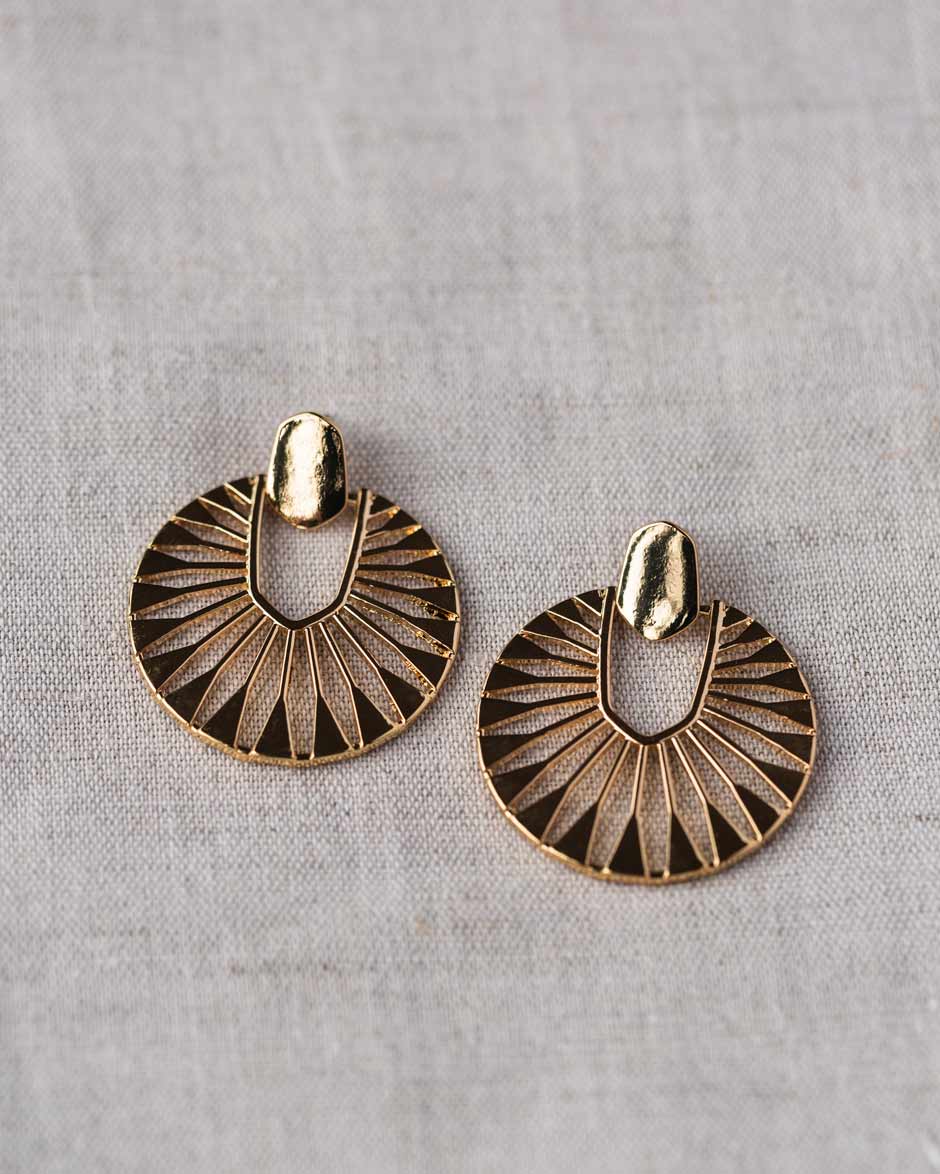 Matha Statement Drop Earring - Naledi Jewellery