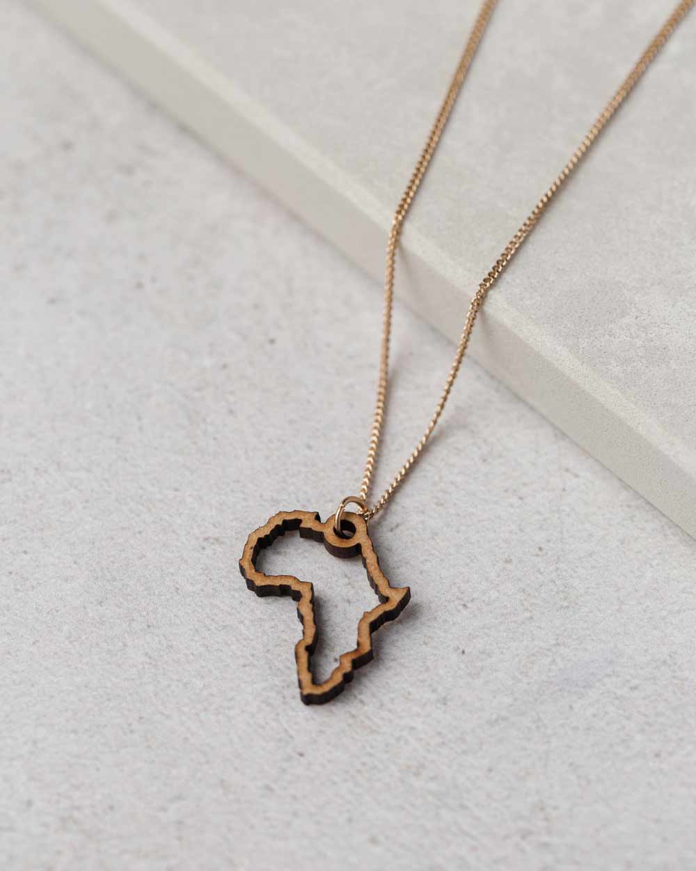 Continent Necklace - Africa - Naledi Jewellery