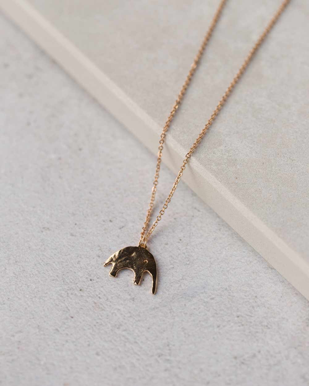 African Elephant Pendant Necklace - Naledi Jewellery