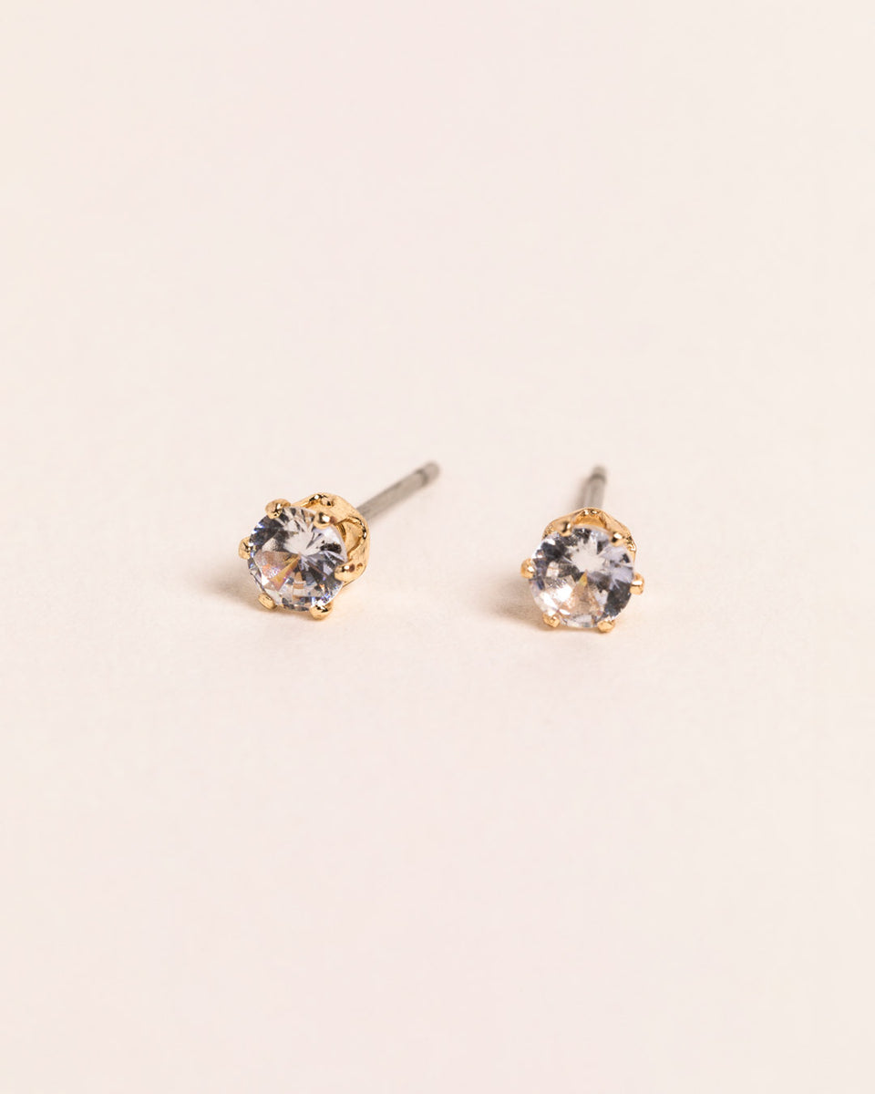 Crystal store diamond earrings