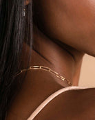 18ct Gold Vermeil Textured Fine Link Chain Necklace	Necklace	Jewellery	Naledi	925