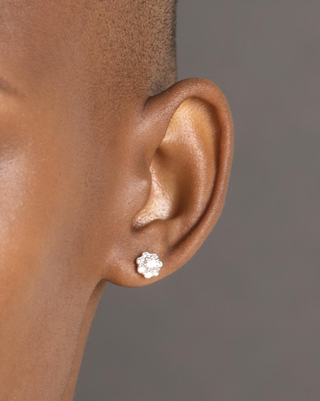 925 Silver Flawless Crystal Cluster Stud Earrings Jewellery Naledi 925