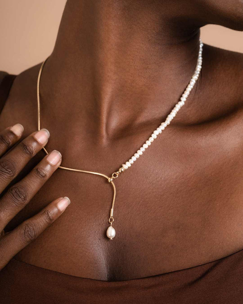 Genuine Freshwater Pearl Y-Necklace