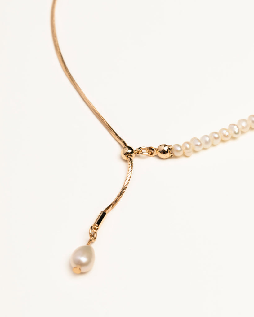 Genuine Freshwater Pearl Y-Necklace