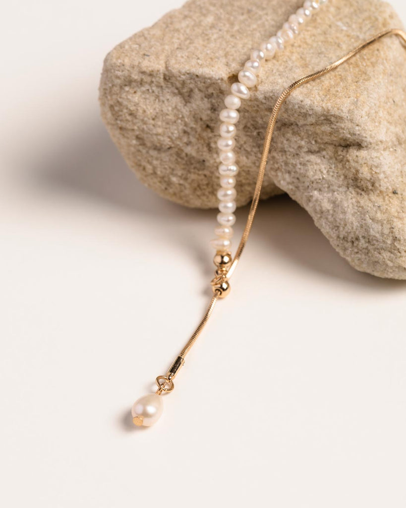 Genuine Freshwater Pearl Y-Necklace