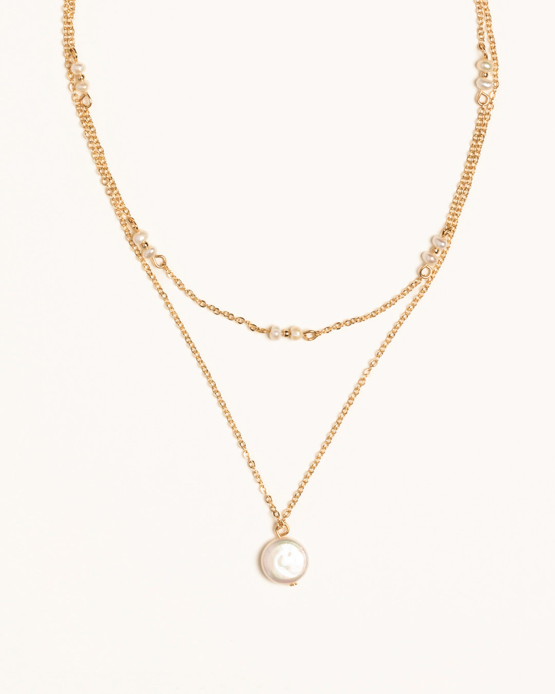 Genuine Freshwater Pearl Multi Strand Necklace