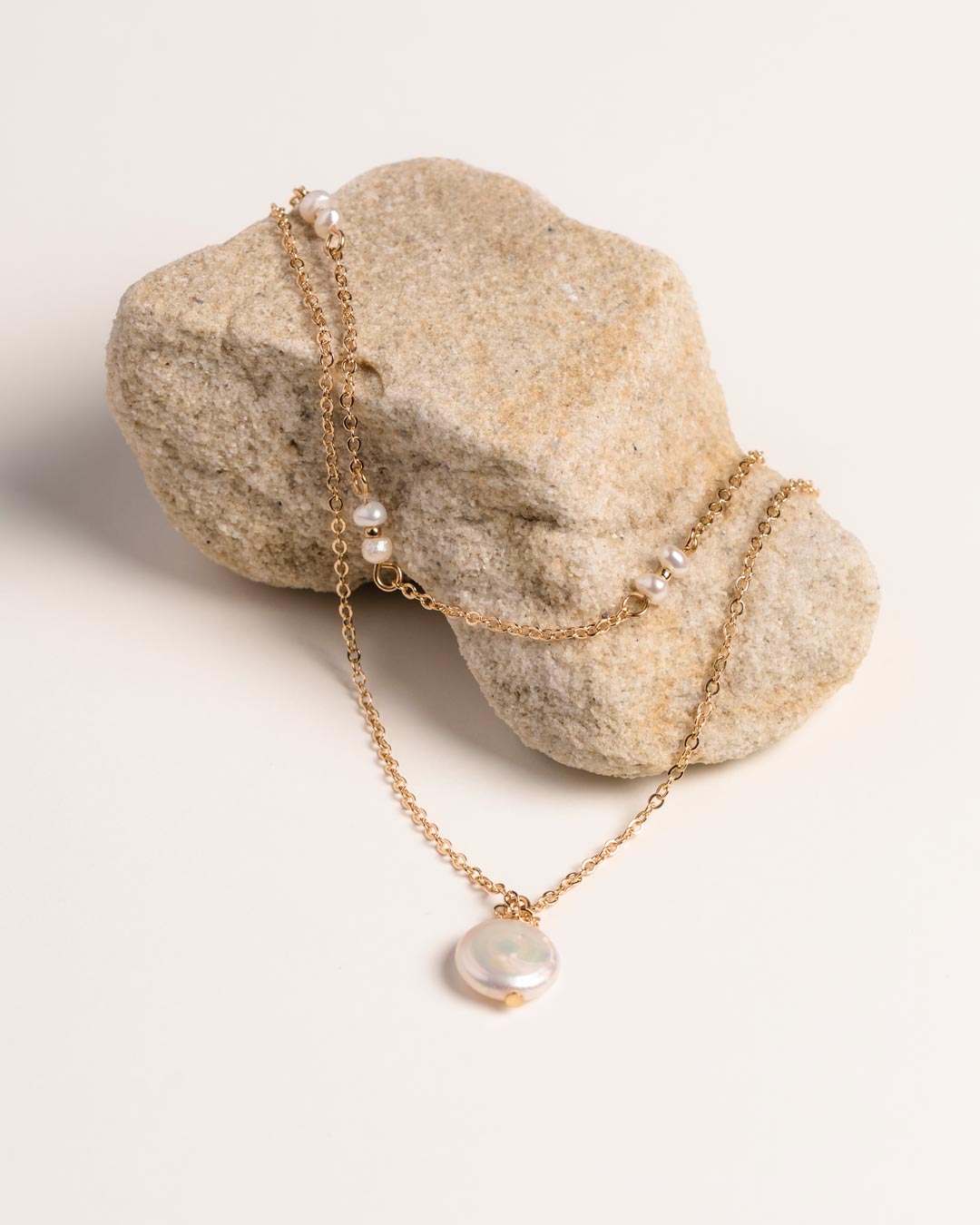 Genuine Freshwater Pearl Multi Strand Necklace