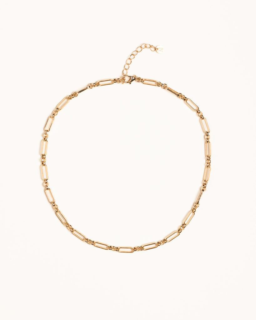 Gold Bold Link Necklace