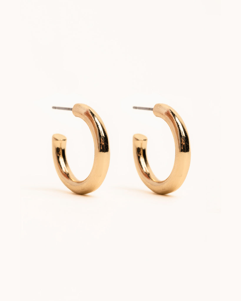 Gold Classic Hoop Earrings