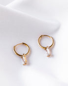 18ct Gold Vermeil Clear Flawless Crystal Drop Earrings	Earrings	Jewellery	Naledi	925