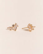 18ct Gold Vermeil Flawless Crystal Tear Drop Crawler	Earrings	Jewellery	Naledi	925