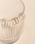 18ct Gold Vermeil Modern Flawless Crystal Hoop Earrings	Earrings	Jewellery	Naledi	925