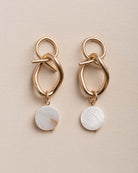 Interwine Shell Drop Earring - Naledi Jewellery