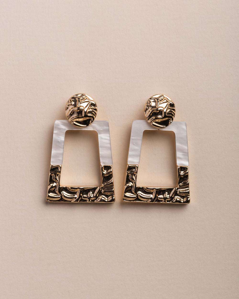 Resin Statement Drop Earring - Naledi Jewellery