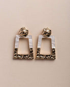 Resin Statement Drop Earring - Naledi Jewellery