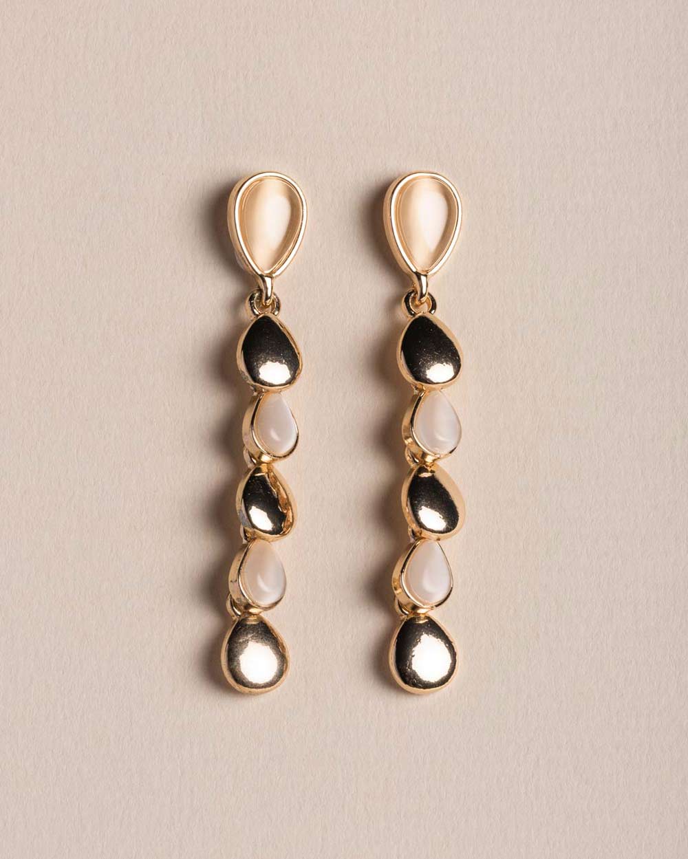 Femme Teardrop Stone Drop Earring - Naledi Jewellery