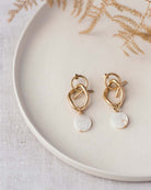 Interwine Shell Drop Earring - Naledi Jewellery