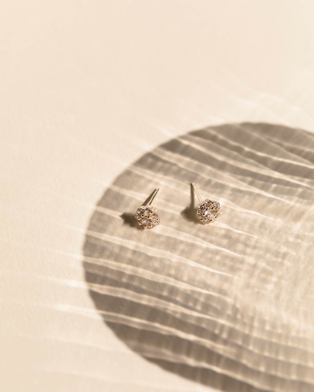 925 Silver Flawless Crystal Cluster Stud	Earrings	Jewellery	Naledi	925