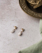 Natural Stone Knot Classic Drop Earring - Naledi Jewellery