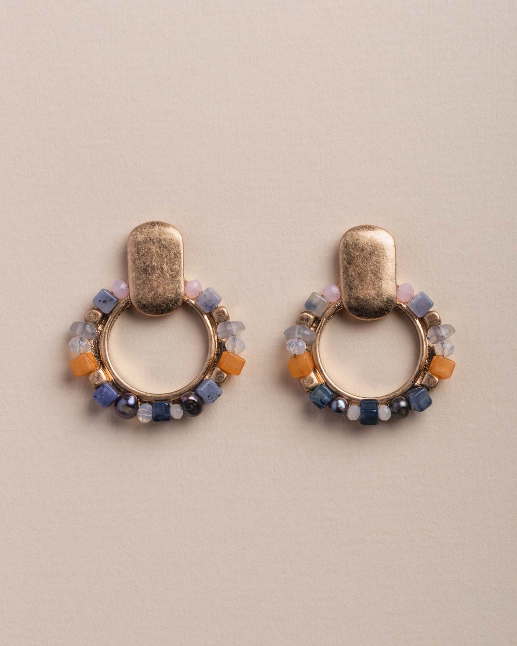 Erika Beaded Drops Earring - Naledi Jewellery