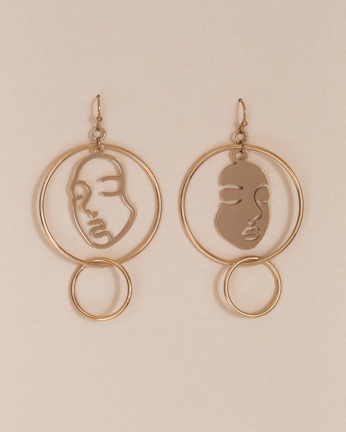 E face Link Drops Earring - Naledi Jewellery