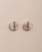 Shell Stone Stud Earring - Naledi Jewellery