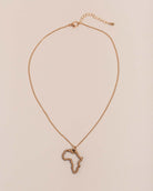 Continent Necklace - Africa - Naledi Jewellery