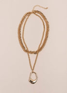 Organic Pendant Layered Necklace - Naledi Jewellery