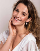Natural Stone Knot Classic Drop Earring - Naledi Jewellery