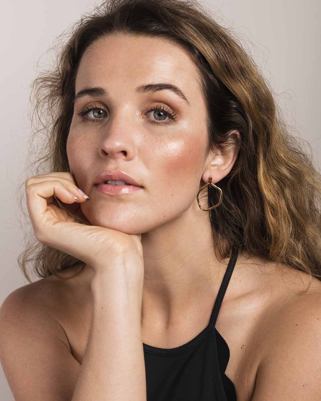 Organic Drop Earring - Naledi Jewellery