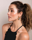 Hammered Drop Earring - Naledi Jewellery