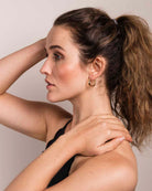 Basic Infinity Hoop Gold Earring - Naledi Jewellery