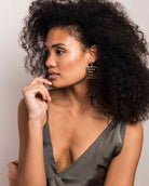 Eritha Maze Geometric Drop Earring - Naledi Jewellery