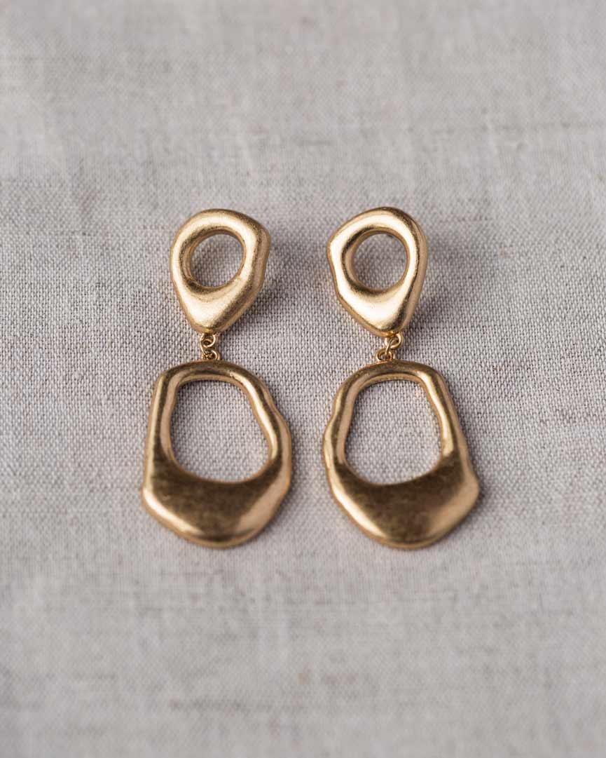 Statement Worn Drop Earring - Naledi Jewellery