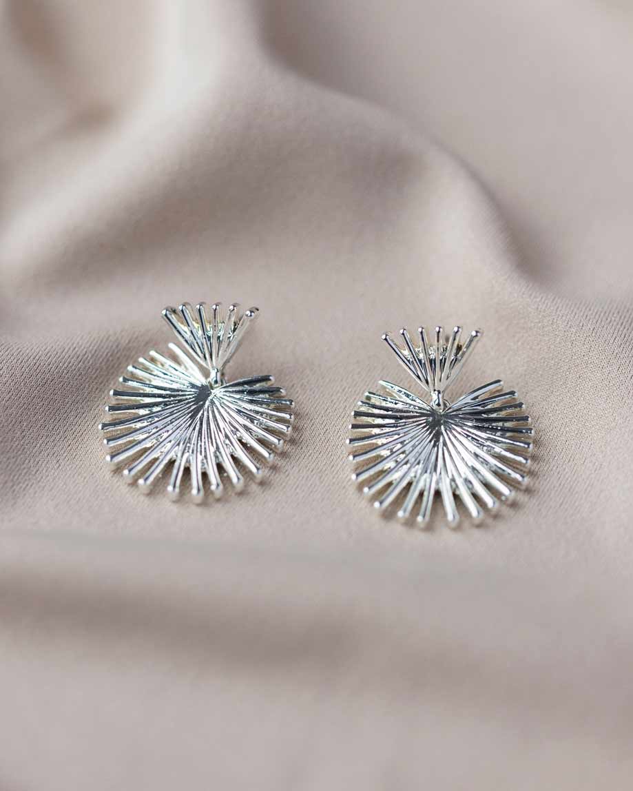 Sunray Silver Stud Earring - Naledi Jewellery