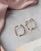 Organic Oversized Studs Earring - Naledi Jewellery